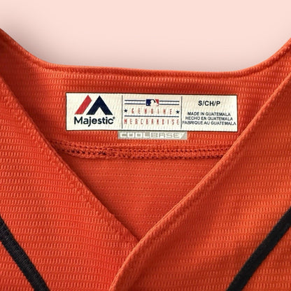 Majestic MLB Houston Astros Justin Verlander Baseball Jersey Mens Small