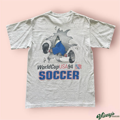 Vintage Nutmeg 1994 World Cup USA Stryker Mascot  Soccer Shirt Mens Medium