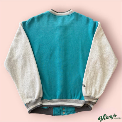 Majestic NFL Miami Dolphins Football Jacket Mens Large