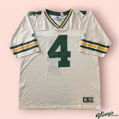 Vintage Starter NFL Green Bay Packers Brett Favre Football Jersey Mens 52 XL