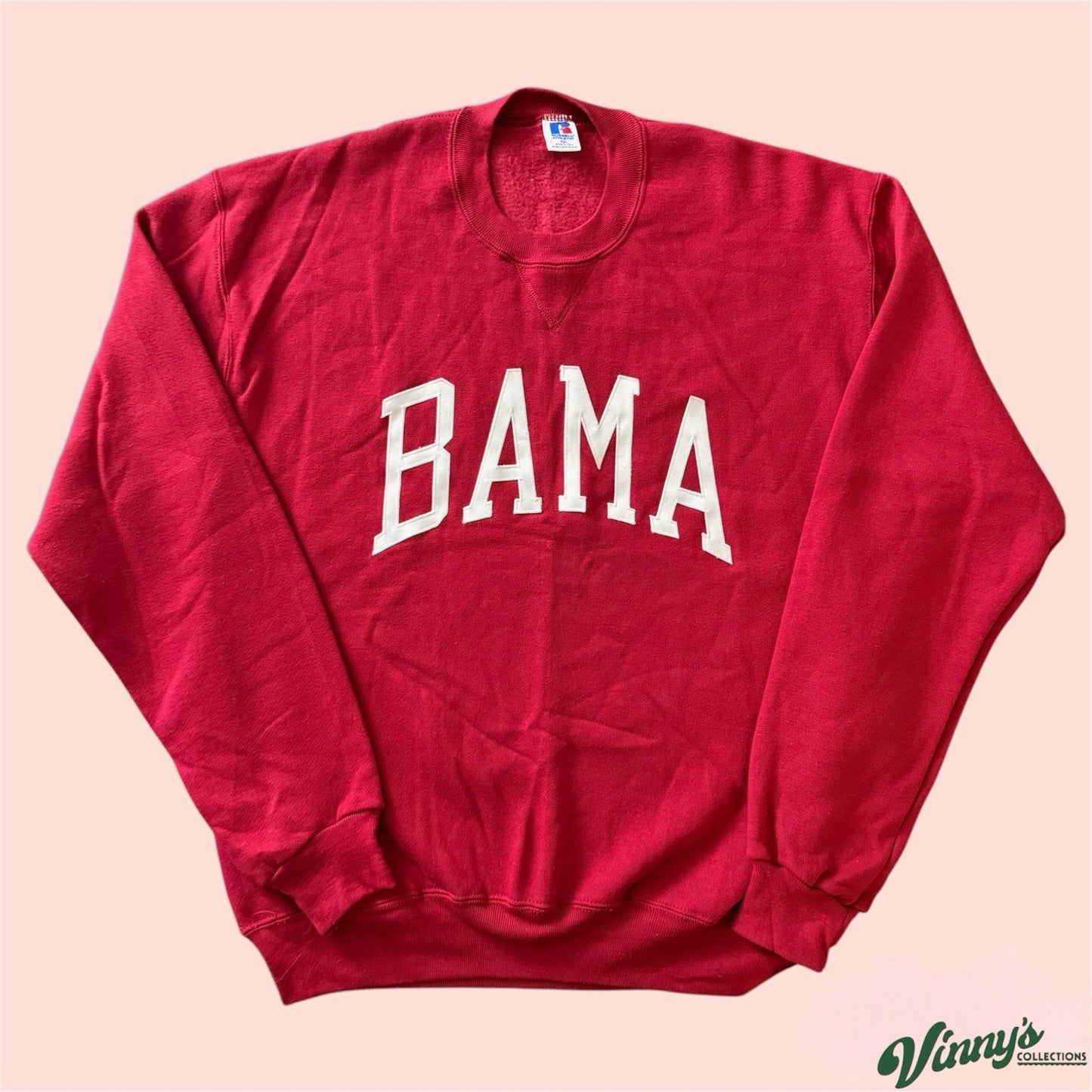 Vintage Russell Athletic NCAA Alabama Crimson Tide College Sweatshirt Mens 2XL