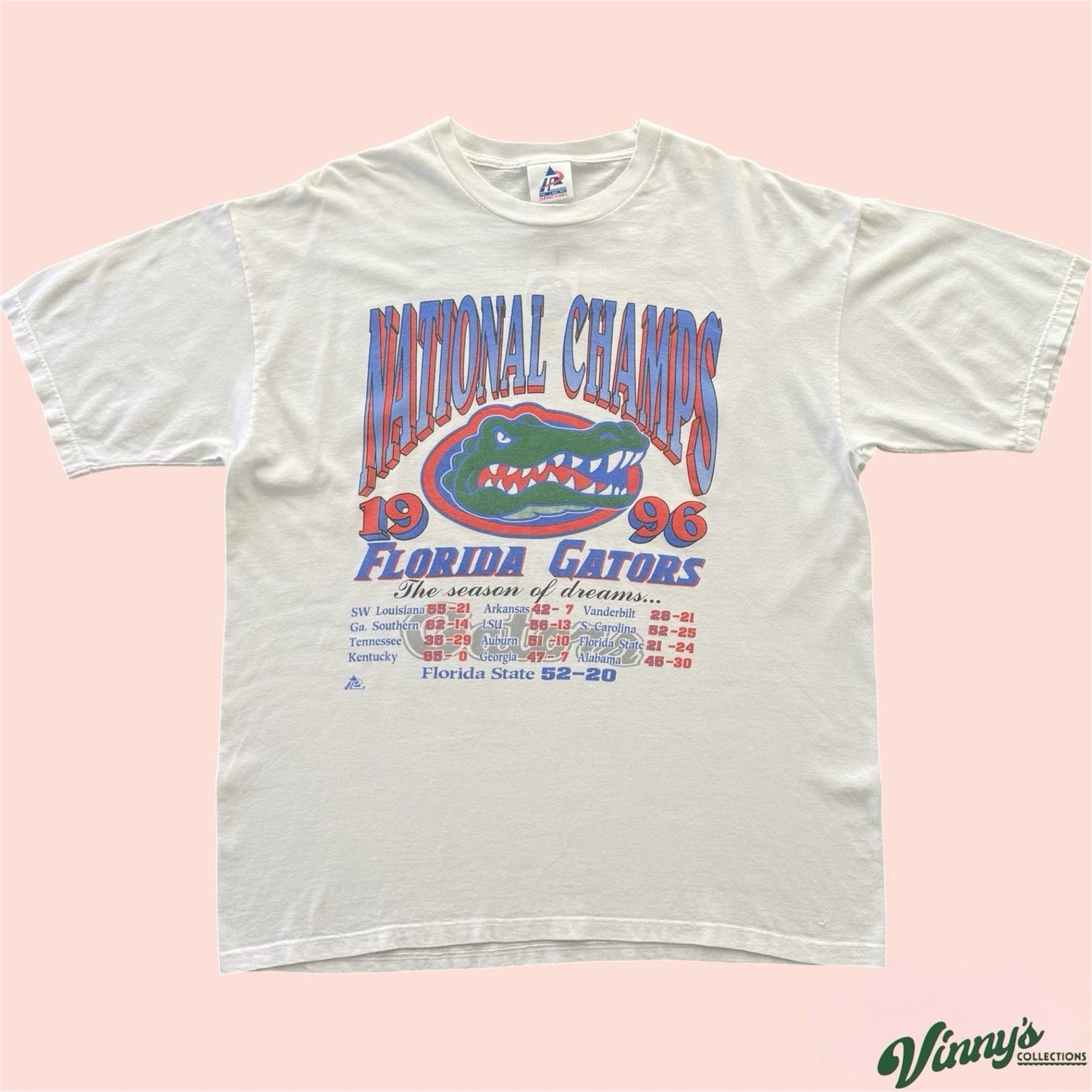 Vintage 1996 NCAA Florida Gators National Champions College Shirt Mens XL