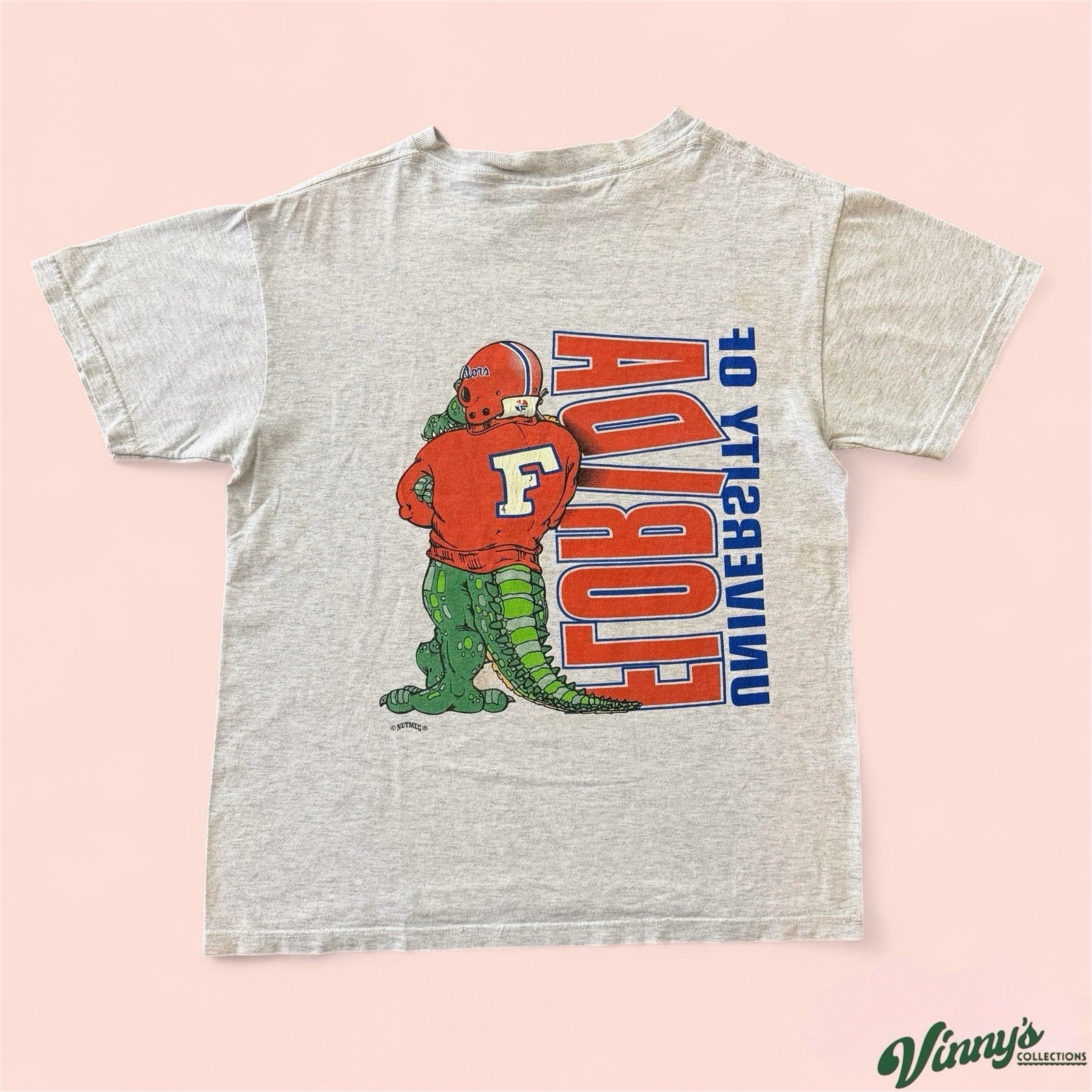 Vintage Nutmeg NCAA Florida Gators College Shirt Mens Large