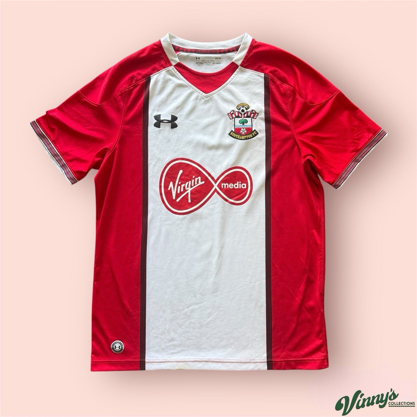 2017/18 Under Armour FC Southampton Soccer Jersey Kit Mens Large