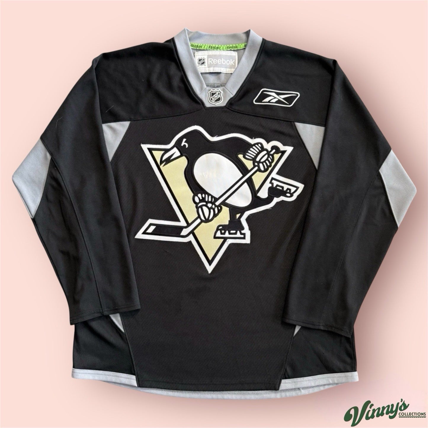 Reebok NHL Pittsburgh Penguins Hockey Jersey Mens Medium