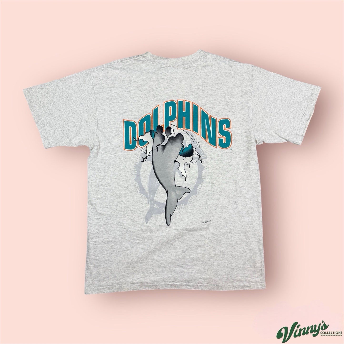 Vintage 1993 Nutmeg NFL Miami Dolphins Breakthrough Football Shirt Mens XL