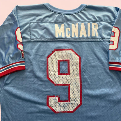 Vintage Wilson NFL Houston Oilers Steve McNair Football Jersey Mens XL