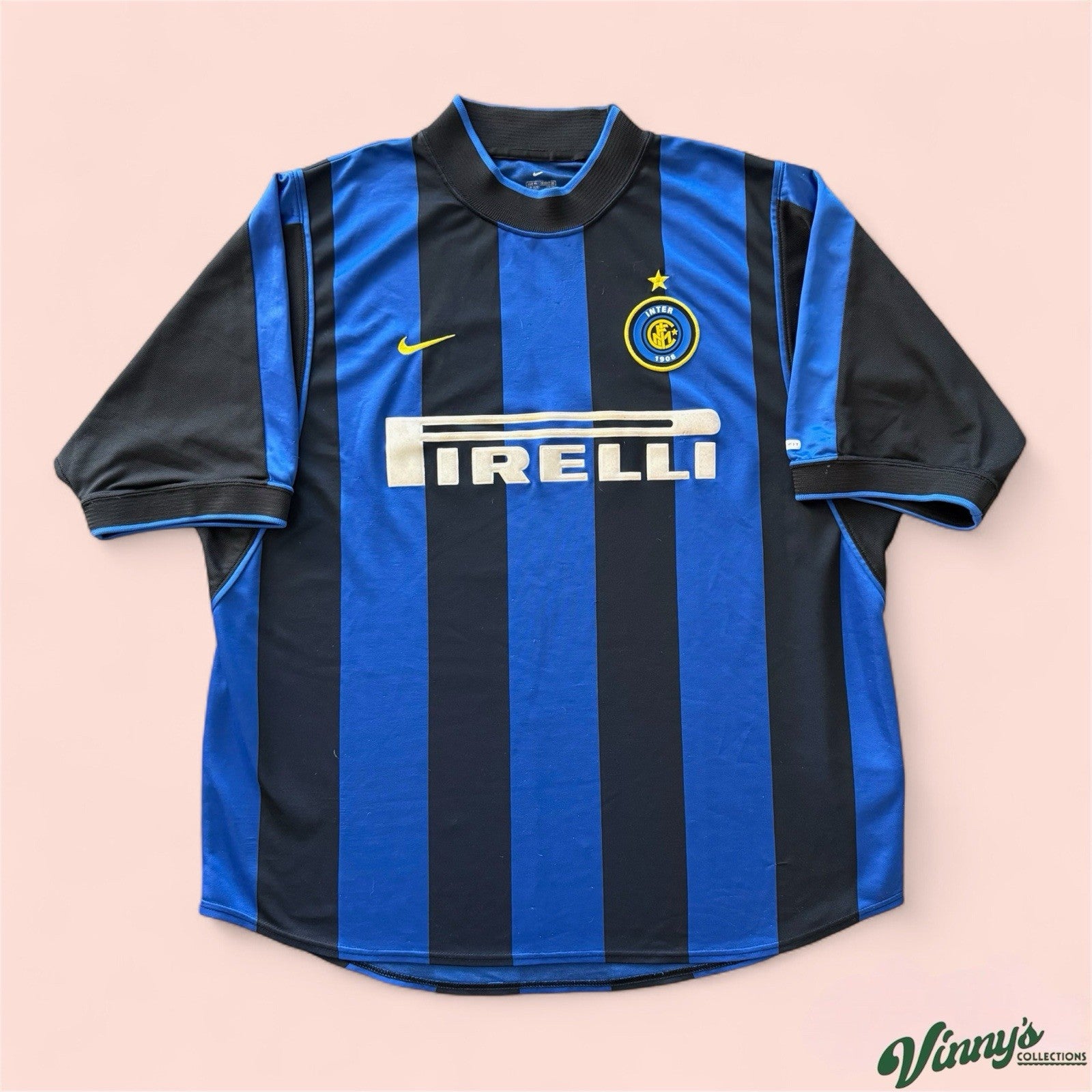 Nike Inter Milan Soccer Home Kit Jersey Mens XL