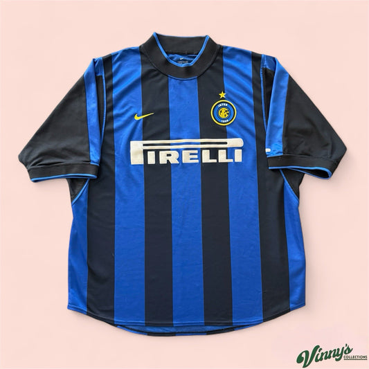 Nike Inter Milan Soccer Home Kit Jersey Mens XL