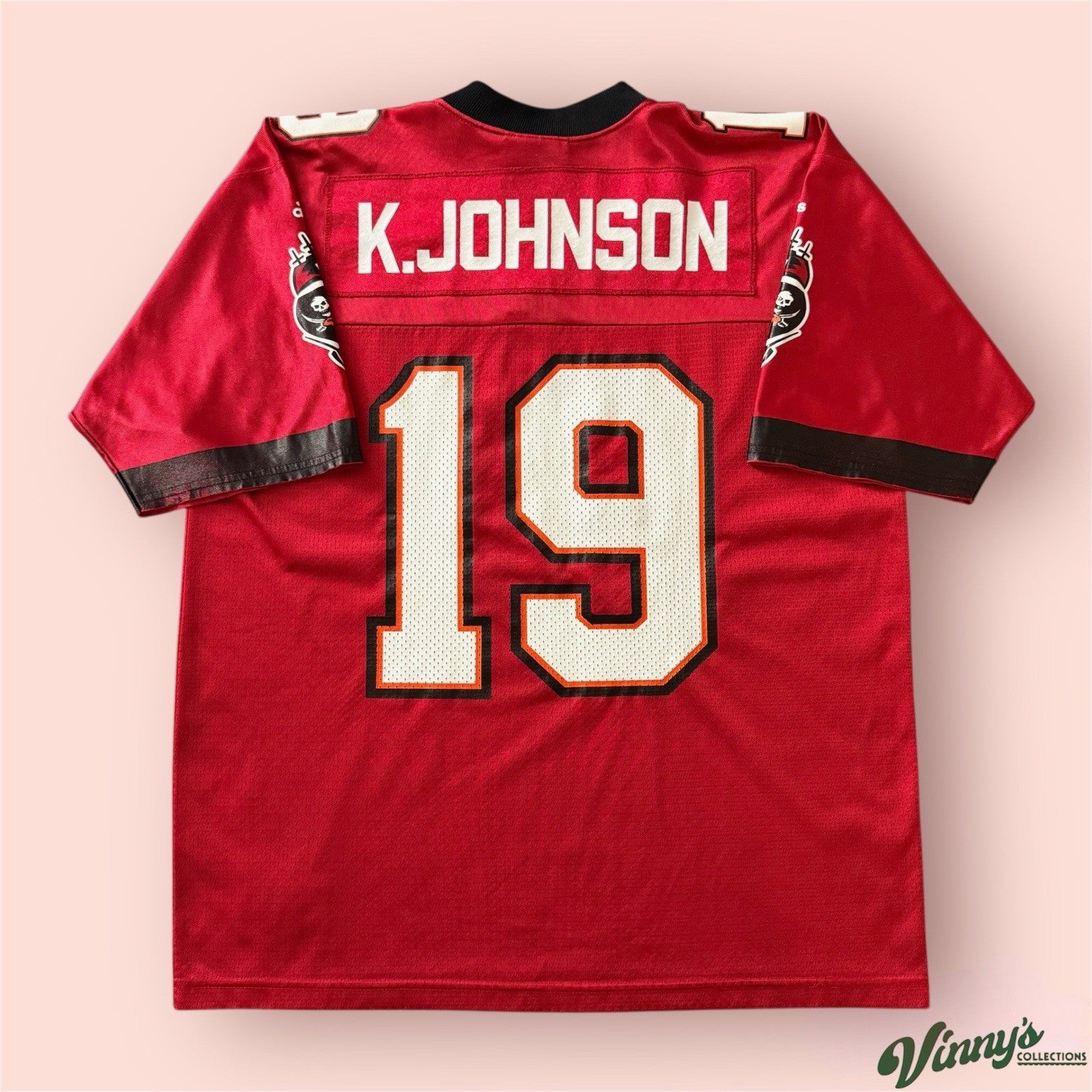 Vintage Adidas NFL Tampa Buccaneers Keyshawn Johnson Football Jersey Mens Medium