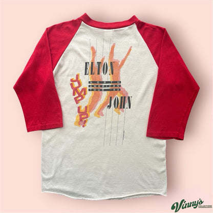 Vintage 1982 Elton John Jump Up! Tour Baseball Shirt Mens Medium