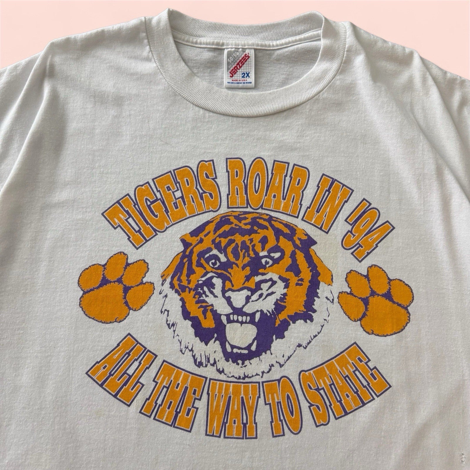 Vintage NCAA LSU Tigers Roar In 94 College Shirt Mens 2XL