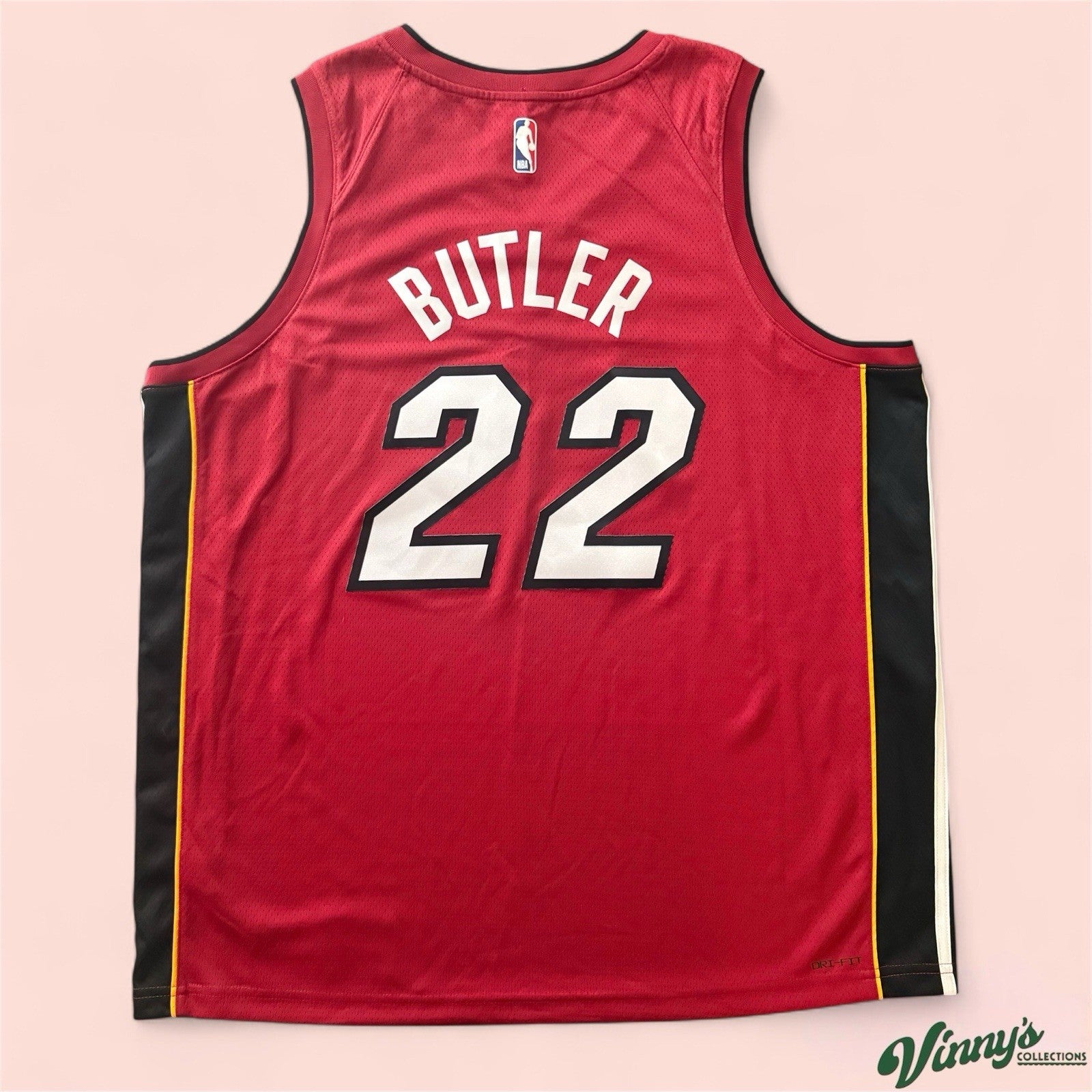 Jordan NBA Miami Heat Jimmy Butler Basketball Jersey Mens 56 2XL