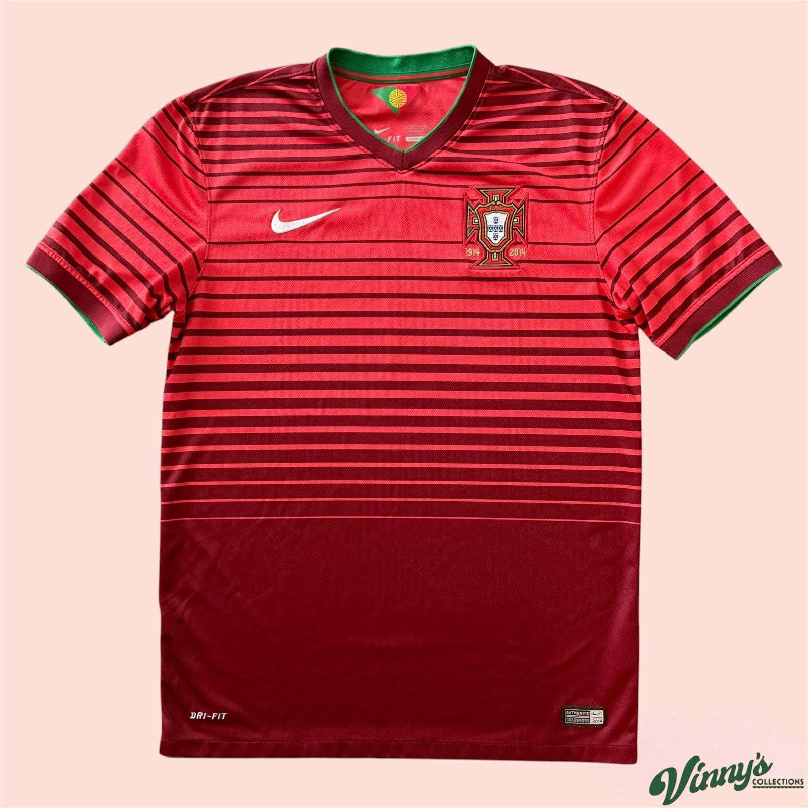 Nike Dri Fit Portugal National Soccer Kit Jersey Mens Medium