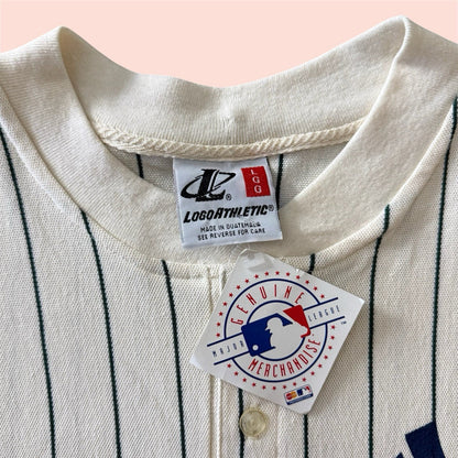 Vintage 2000 Logo Athletic MLB New York Yankees Baseball Shirt Mens Large