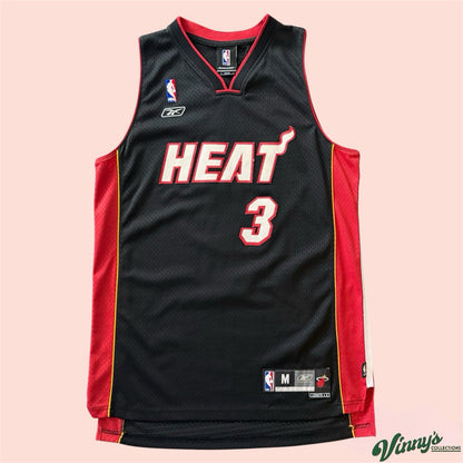 Reebok NBA Miami Heat Dwyane Wade Basketball Jersey Mens Medium