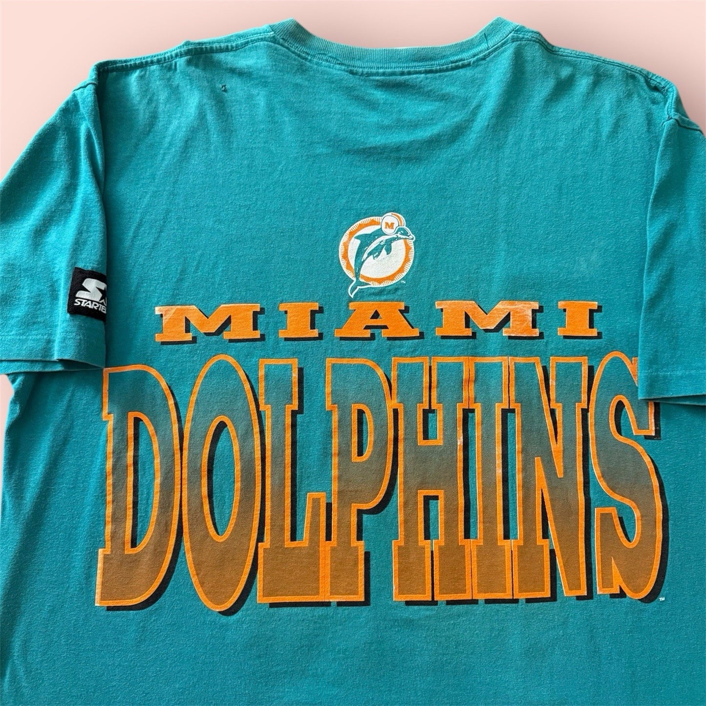 Vintage 1994 Starter NFL Miami Dolphins Football Shirt Mens Large