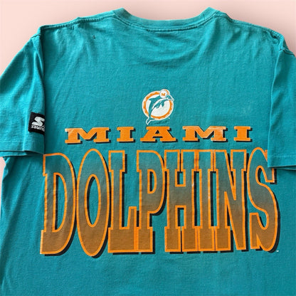 Vintage 1994 Starter NFL Miami Dolphins Football Shirt Mens Large