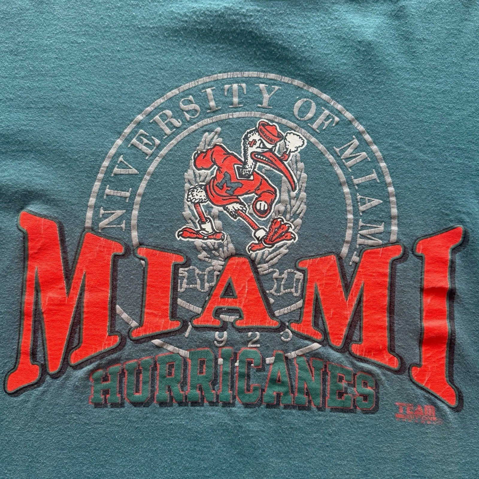 Vintage NCAA Miami Hurricanes College Shirt Mens XL