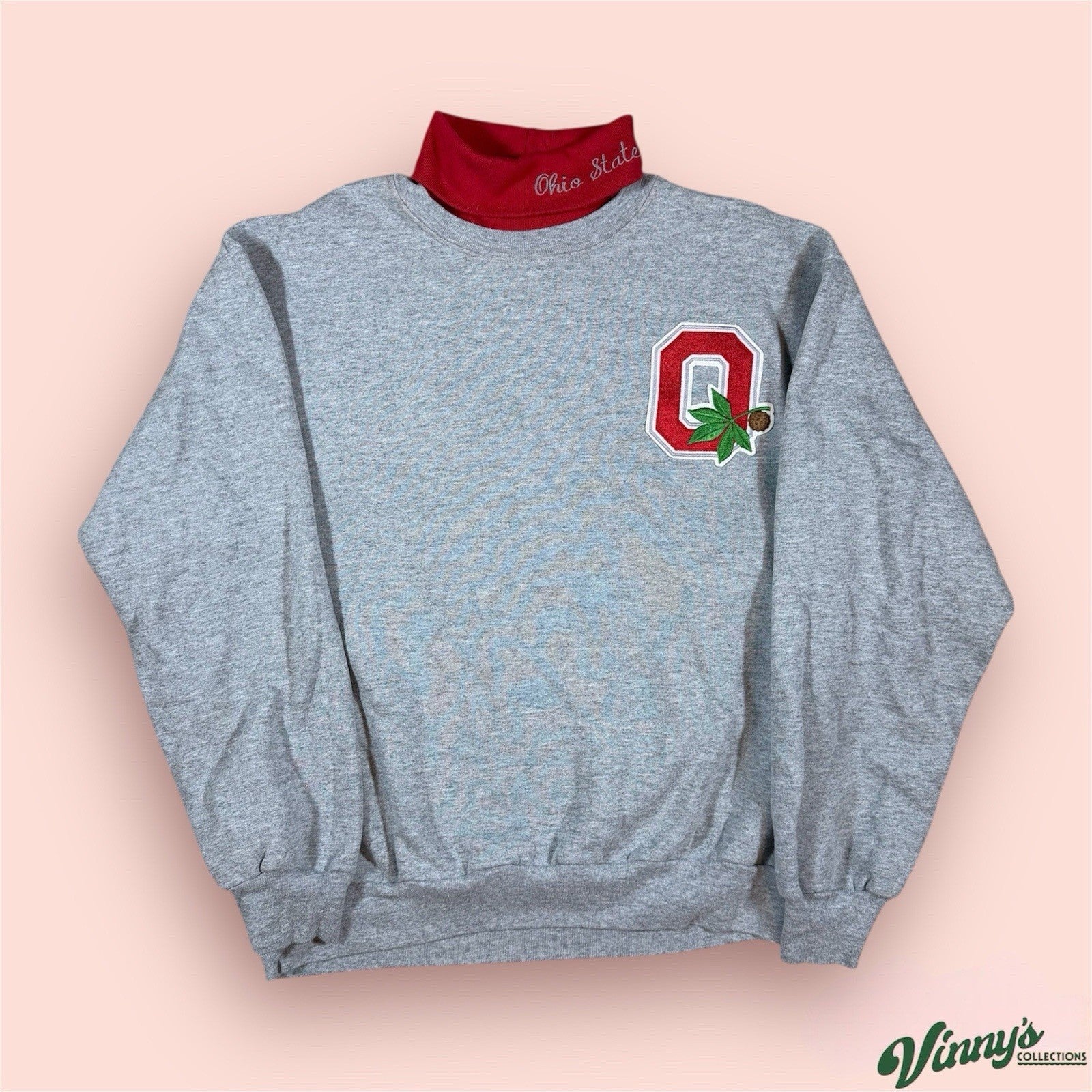 Vintage Majestic NCAA Ohio State Buckeyes Football Sweatshirt Mens Large