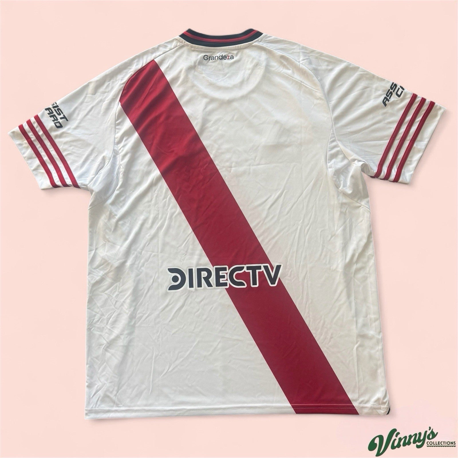 2025/26 Adidas River Plate Home Soccer Jersey Kit Mens XL