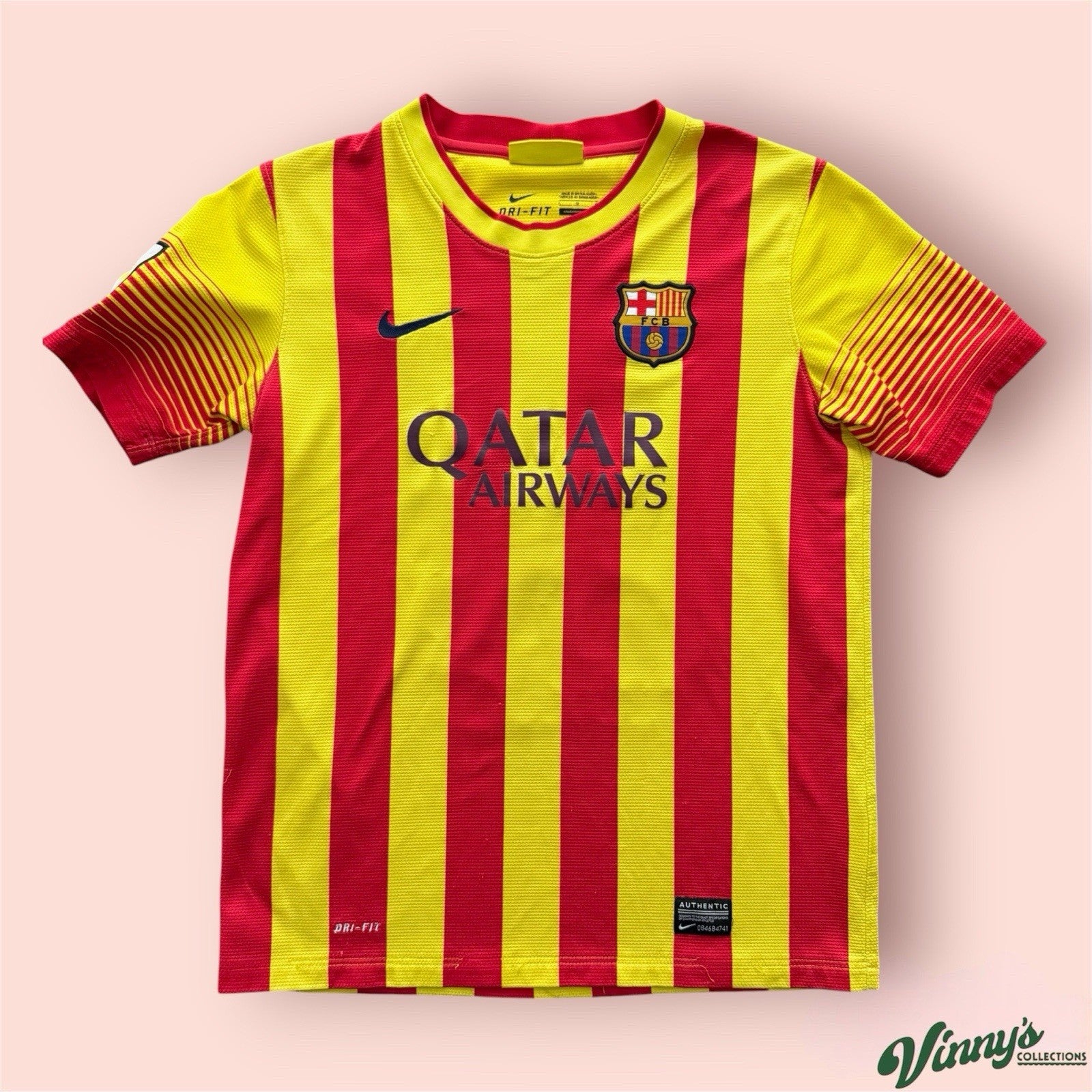 Nike Barcelona Lionel Messi Soccer Jersey Kit Youth Kids Large