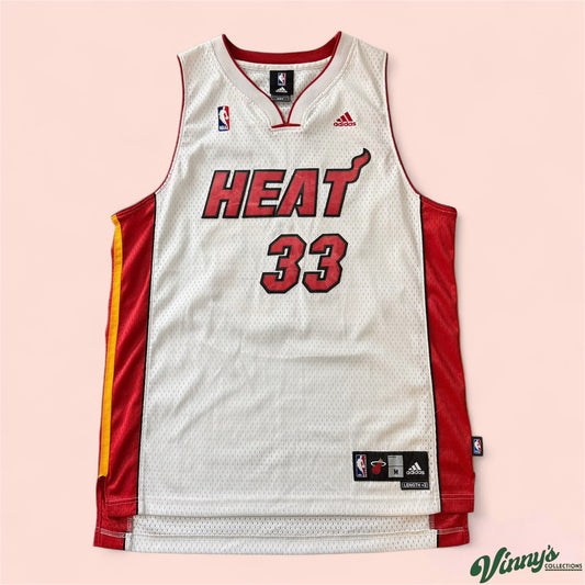 Adidas NBA Miami Heat Alonzo Mourning Basketball Jersey Mens Medium