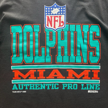 Vintage Russell Athletic NFL Miami Dolphins Football Shirt Mens XL