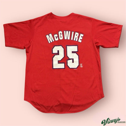 Vintage TrueFan MLB St Louis Cardinals Mark McGwire Baseball Jersey Mens Large