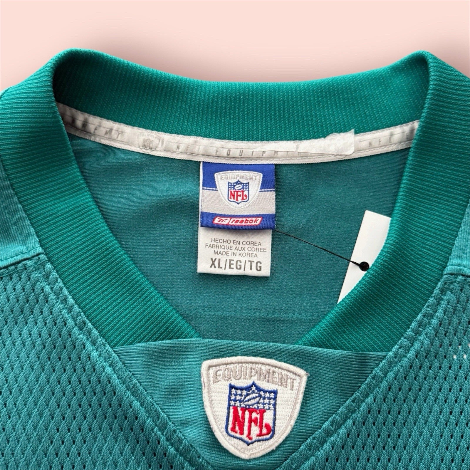 Reebok NFL Miami Dolphins Randy McMichael Football Jersey Mens XL