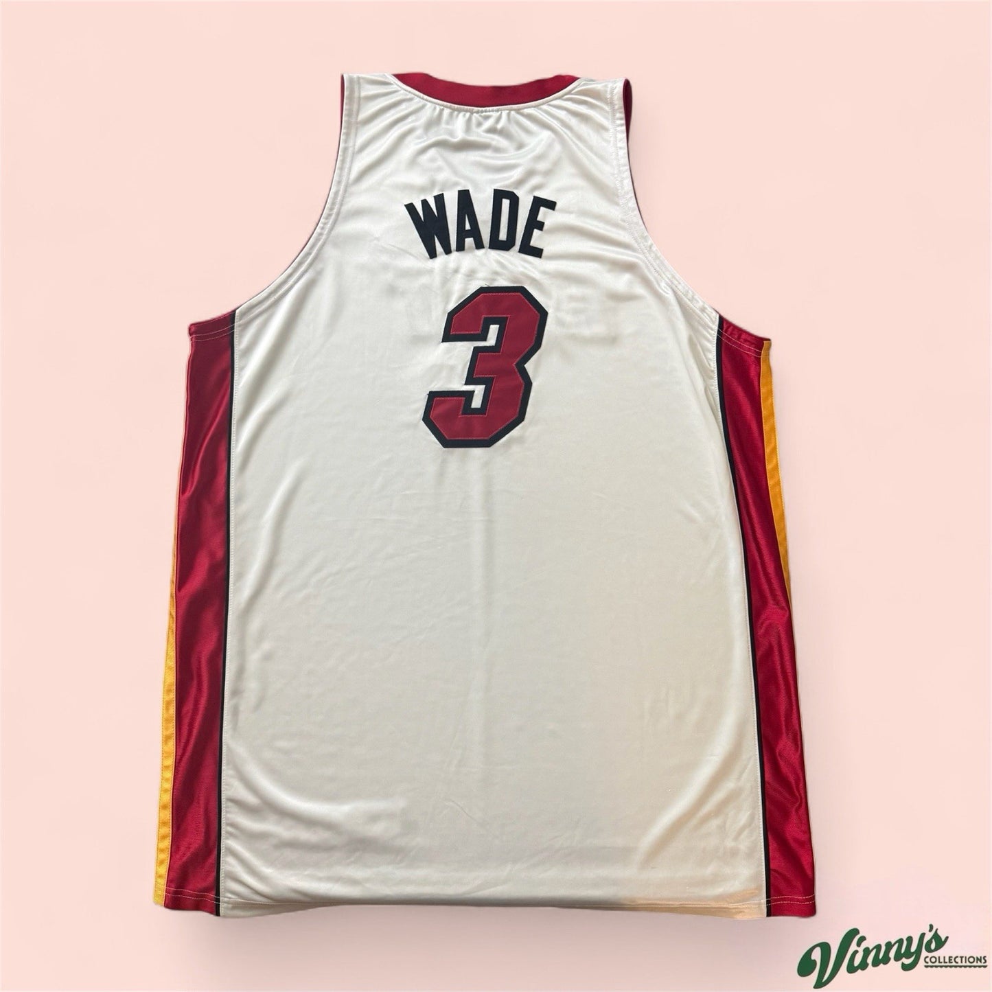 Nike NBA Miami Heat Dwyane Wade Basketball Jersey Mens 56 3XL