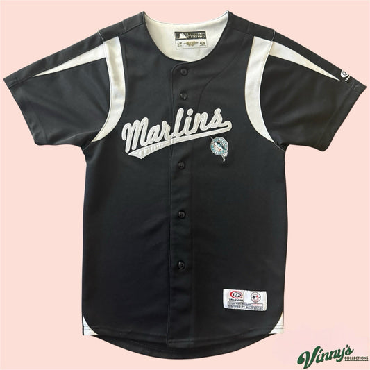 True Fan MLB Florida Marlins Baseball Jersey Youth Small
