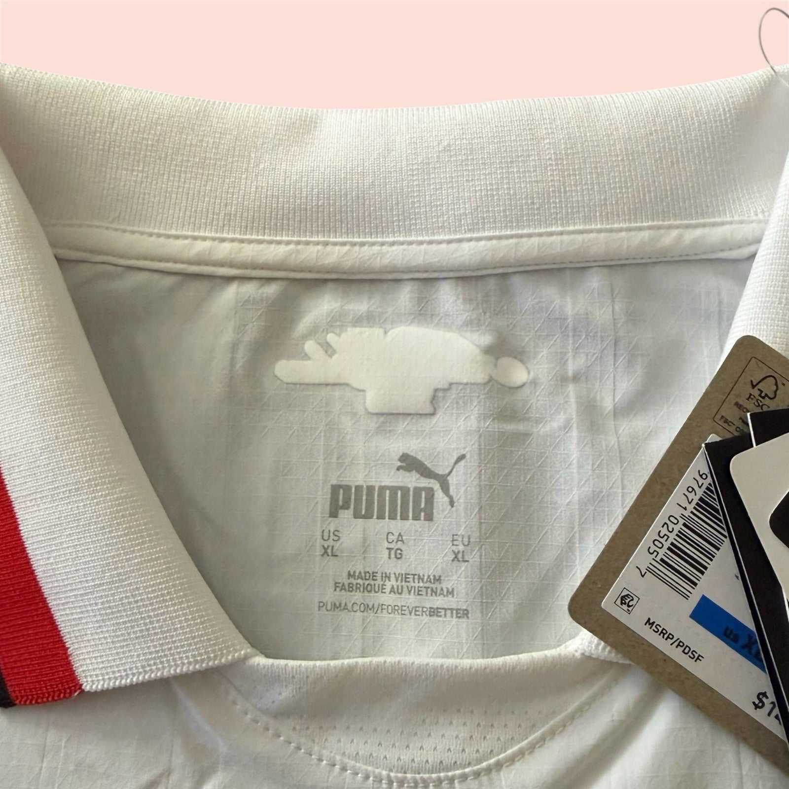 Puma 2024 AC Milan Soccer Jersey Away Kit Mens XL