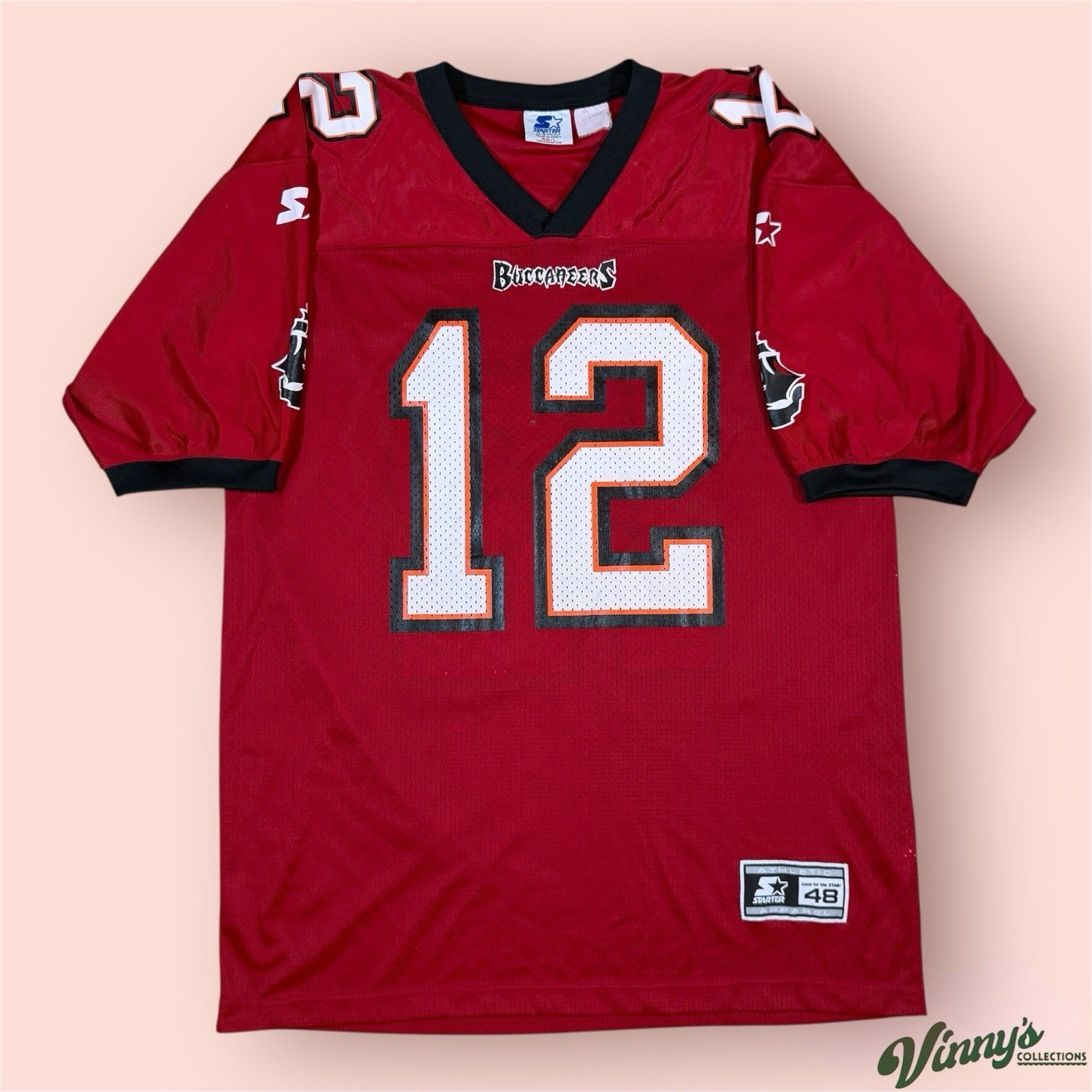 Vintage Starter NFL Tampa Buccaneers Trent Dilfer Football Jersey Mens 48 Large