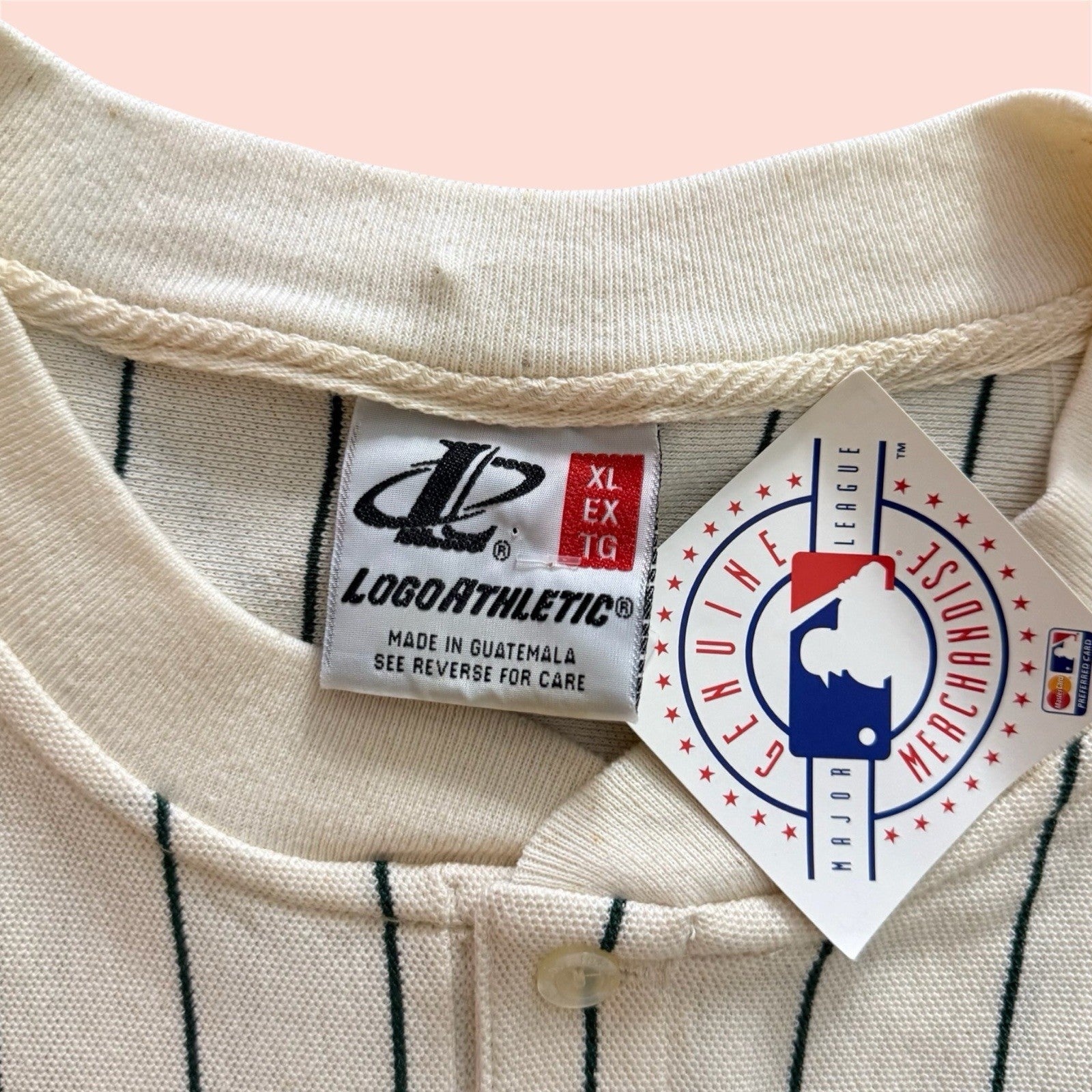 Vintage 2000 Logo Athletic MLB New York Yankees Baseball Shirt Mens XL