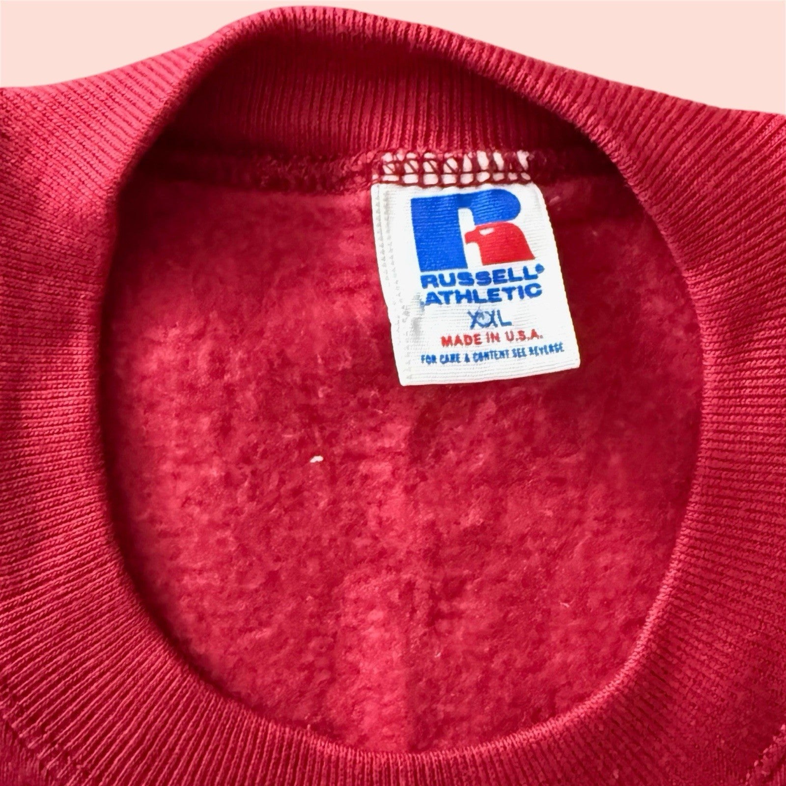 Vintage Russell Athletic NCAA Alabama Crimson Tide College Sweatshirt Mens 2XL