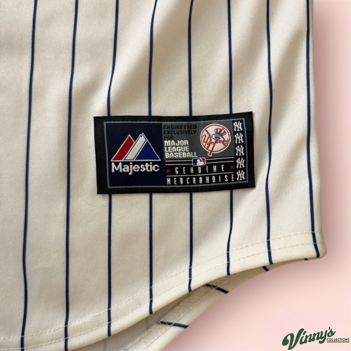 Majestic MLB New York Yankees Baseball Jersey Mens Large