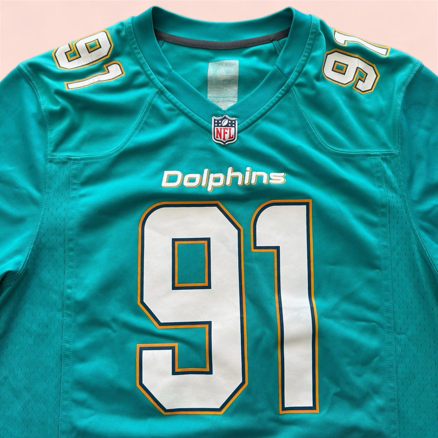 Nike NFL Miami Dolphins Cameron Wake Football Jersey Mens Medium
