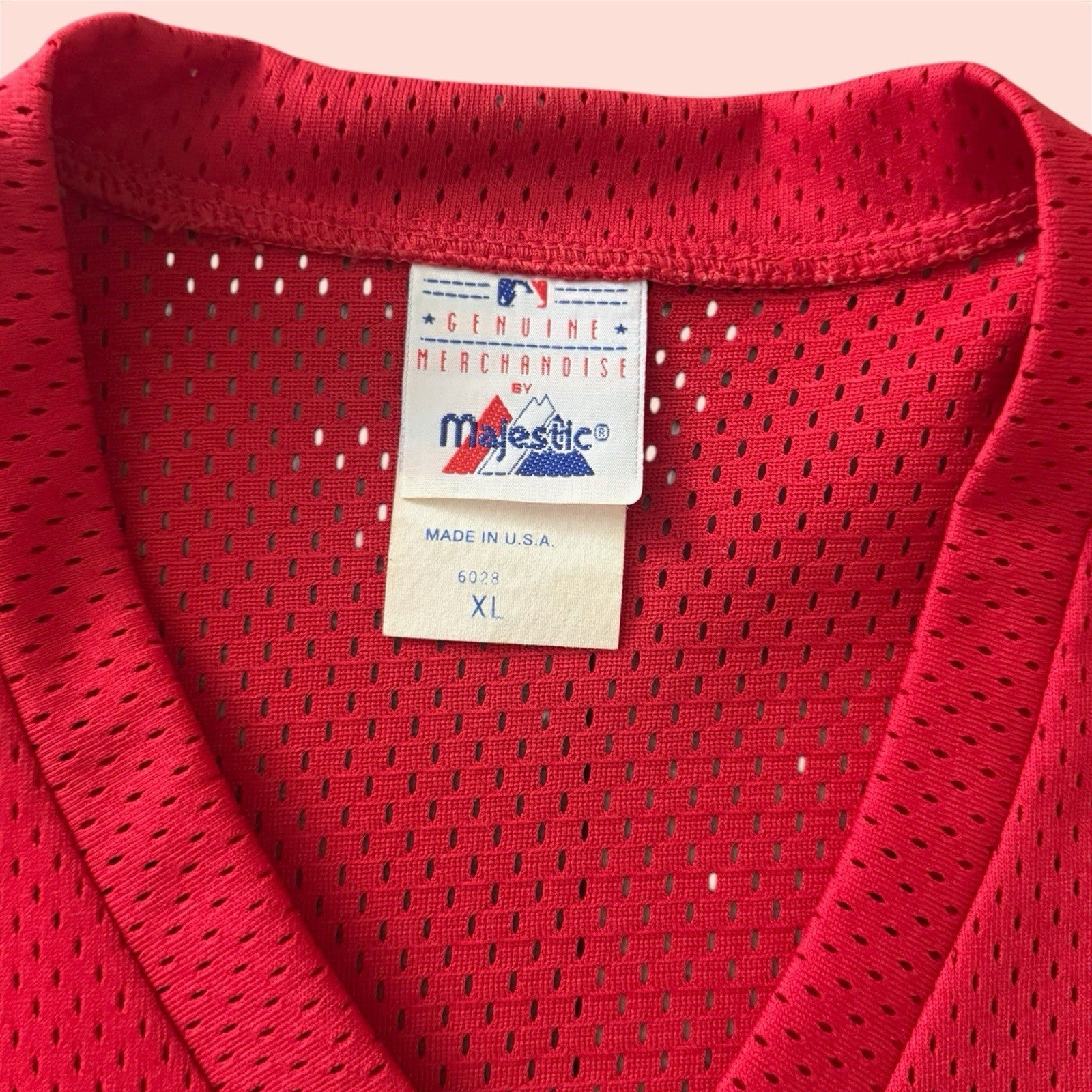 Majestic MLB Philadelphia Phillies Baseball Jersey Mens XL