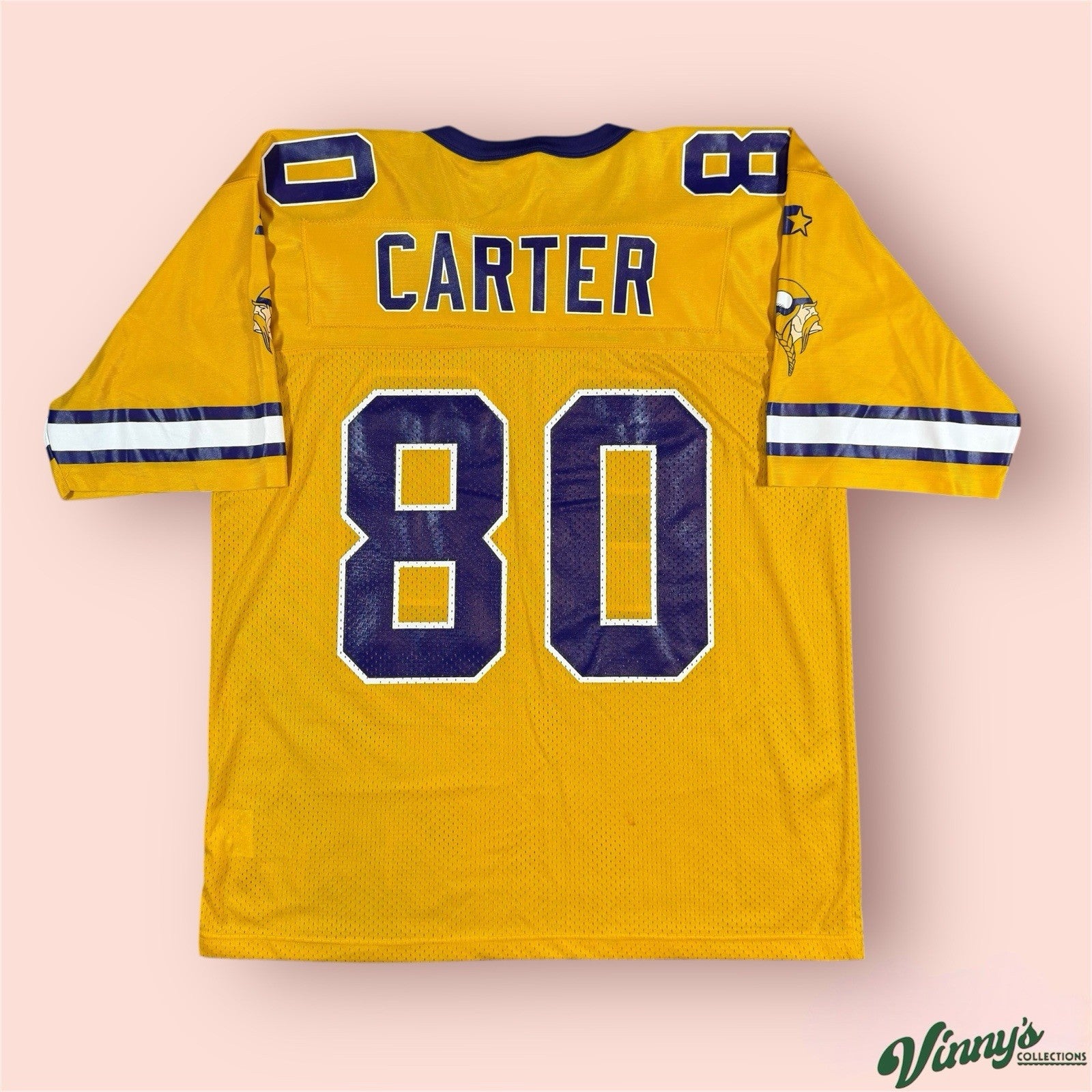 Starter NFL Minnesota Vikings Cris Carter Football Jersey Mens 52 XL