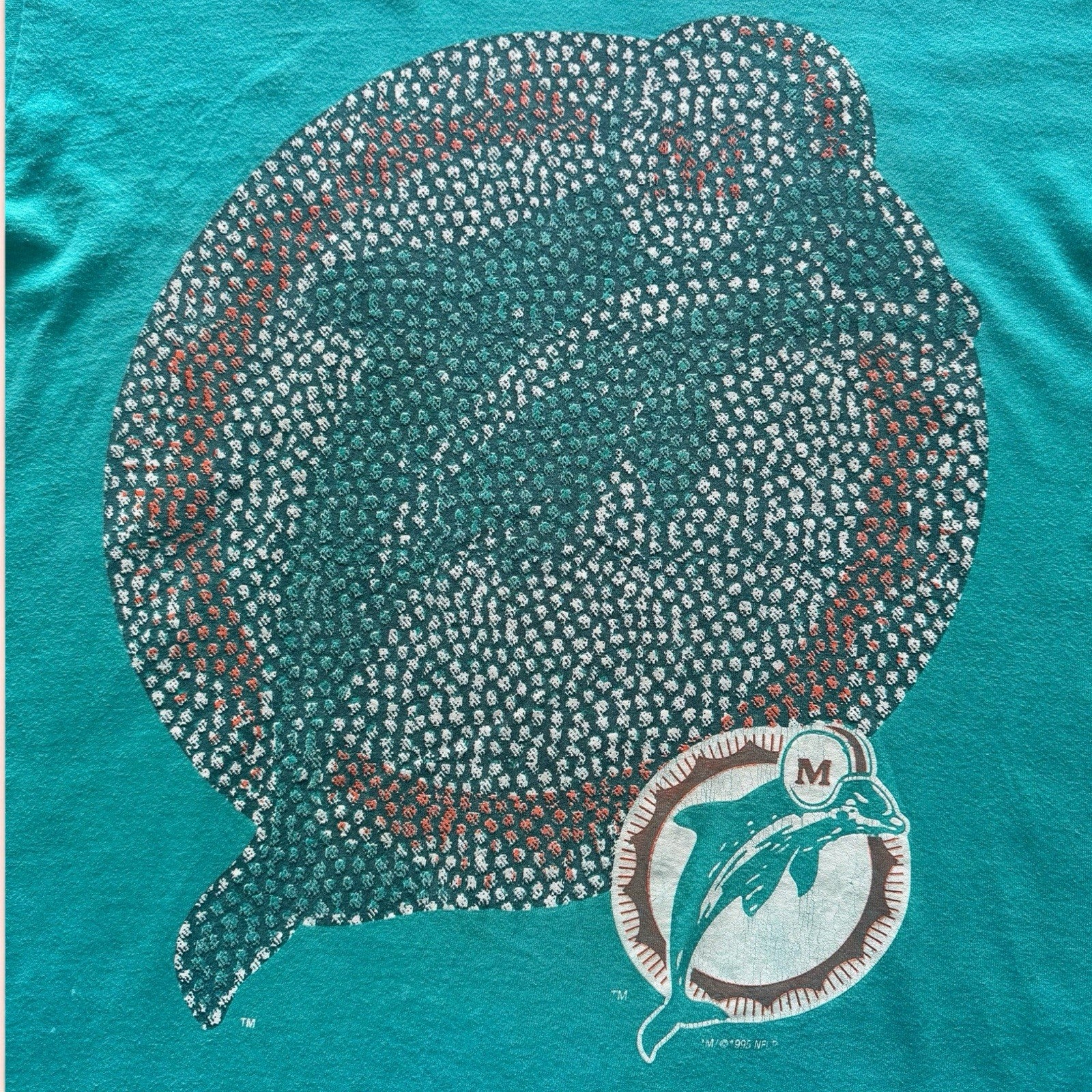Vintage TrueFan NFL Miami Dolphins Football Shirt Mens XL