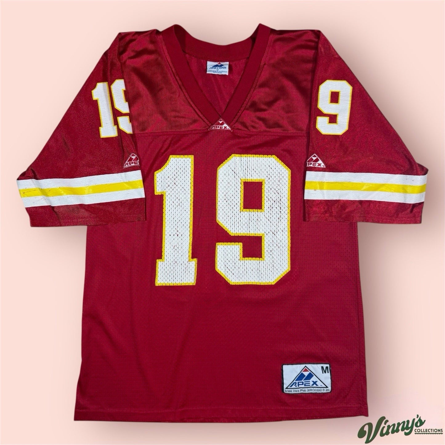 Vintage Apex One NFL Kansas City Chiefs Joe Montana Football Jersey Mens Medium