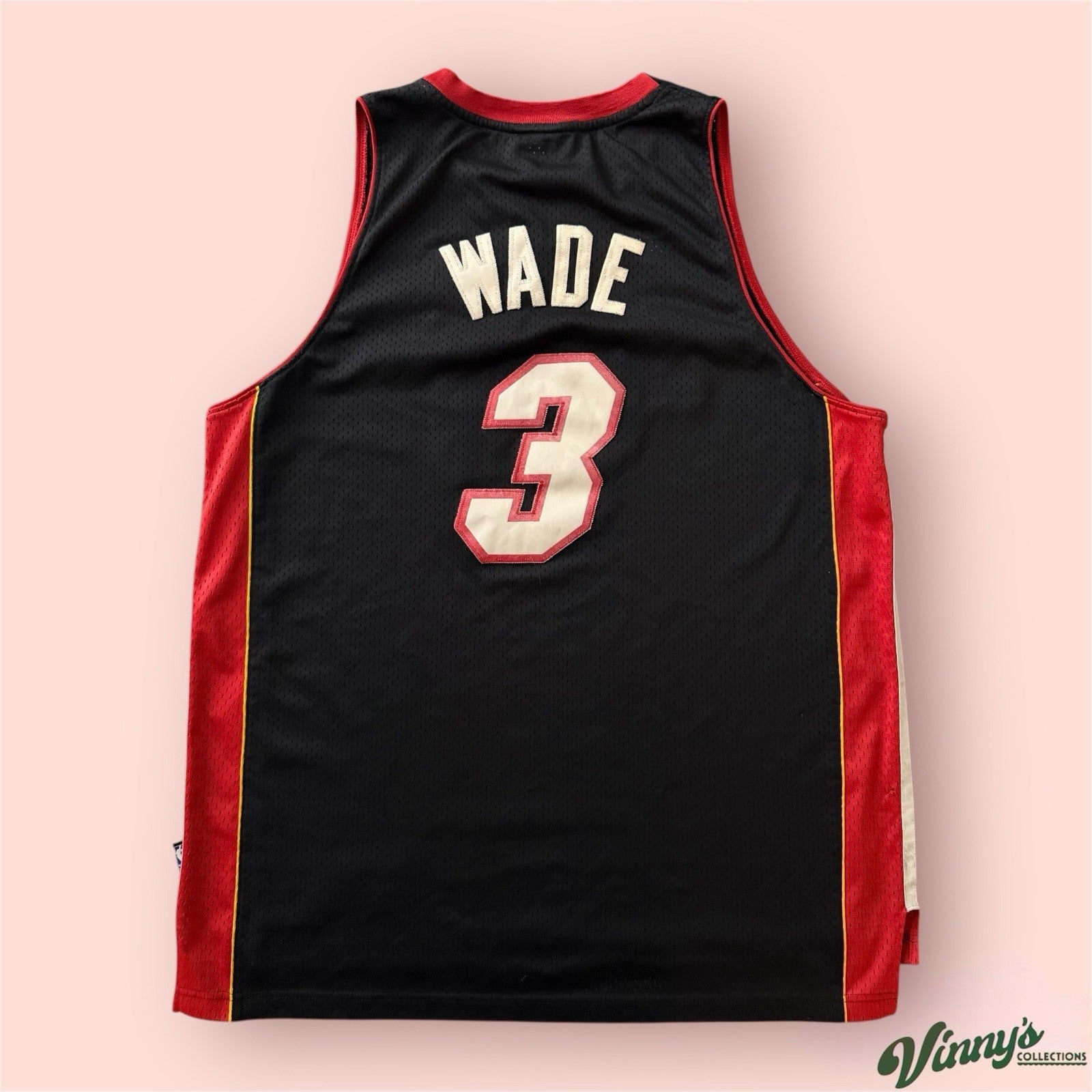 Adidas NBA Miami Heat Dwyane Wade Basketball Jersey Mens XL