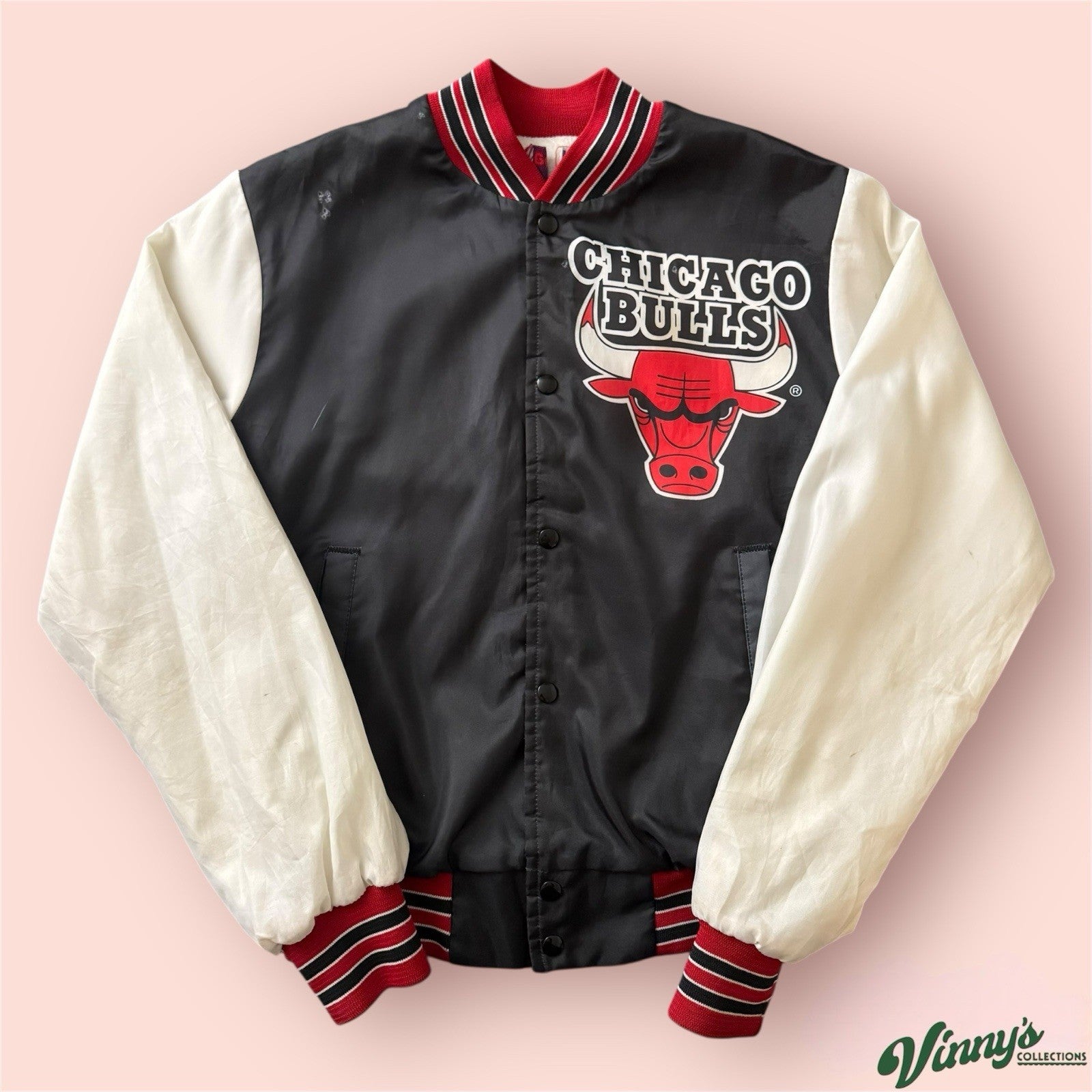Vintage Chalk Line NBA Chicago Bulls Basketball Fanimation Jacket Mens Small
