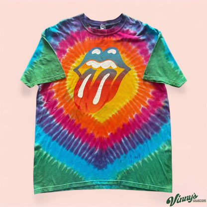Vintage 2002 Rolling Stones Tie Dye Tour Shirt Mens 2XL