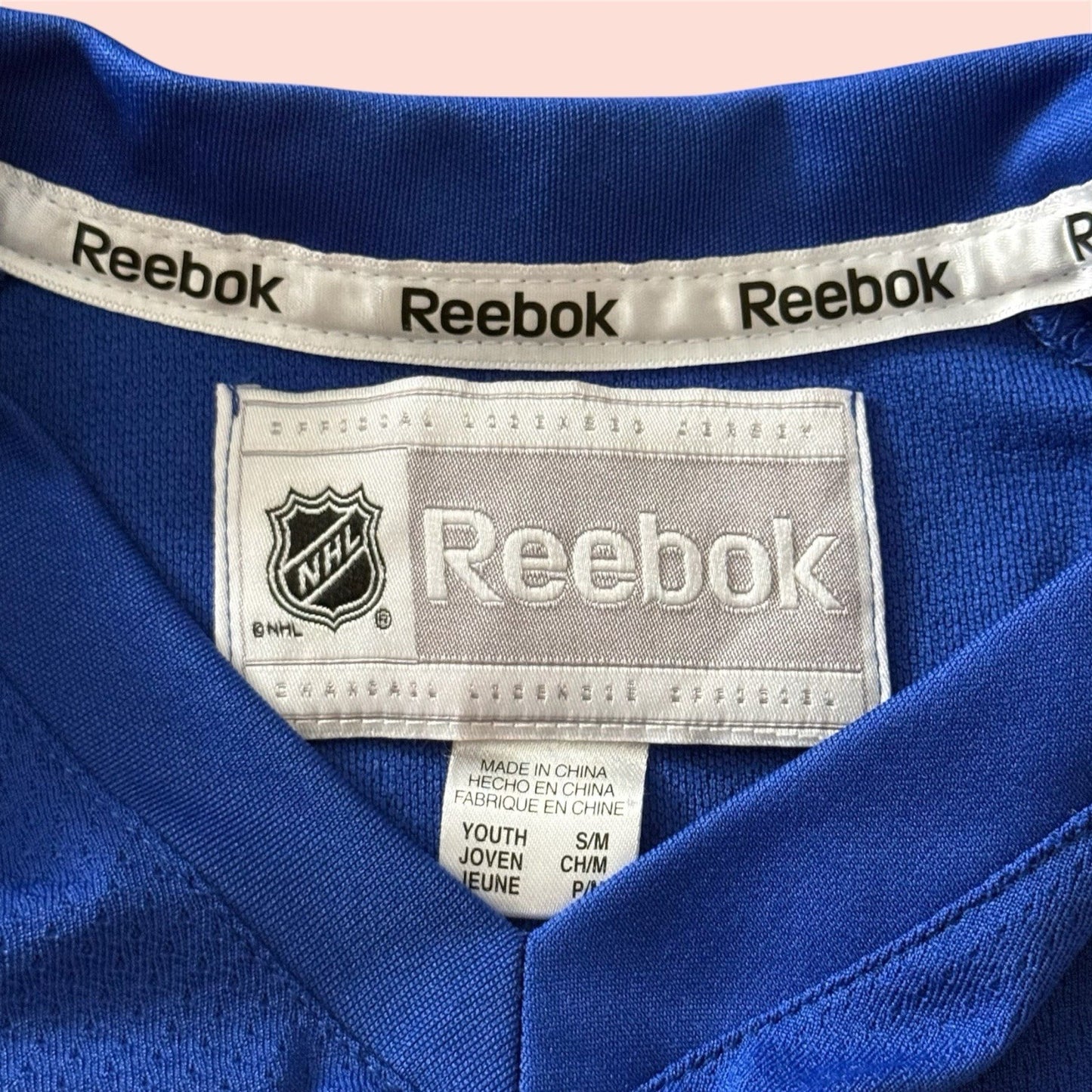 Reebok NHL New York Rangers Henrik Lundqvist Hockey Jersey Youth Kids Small