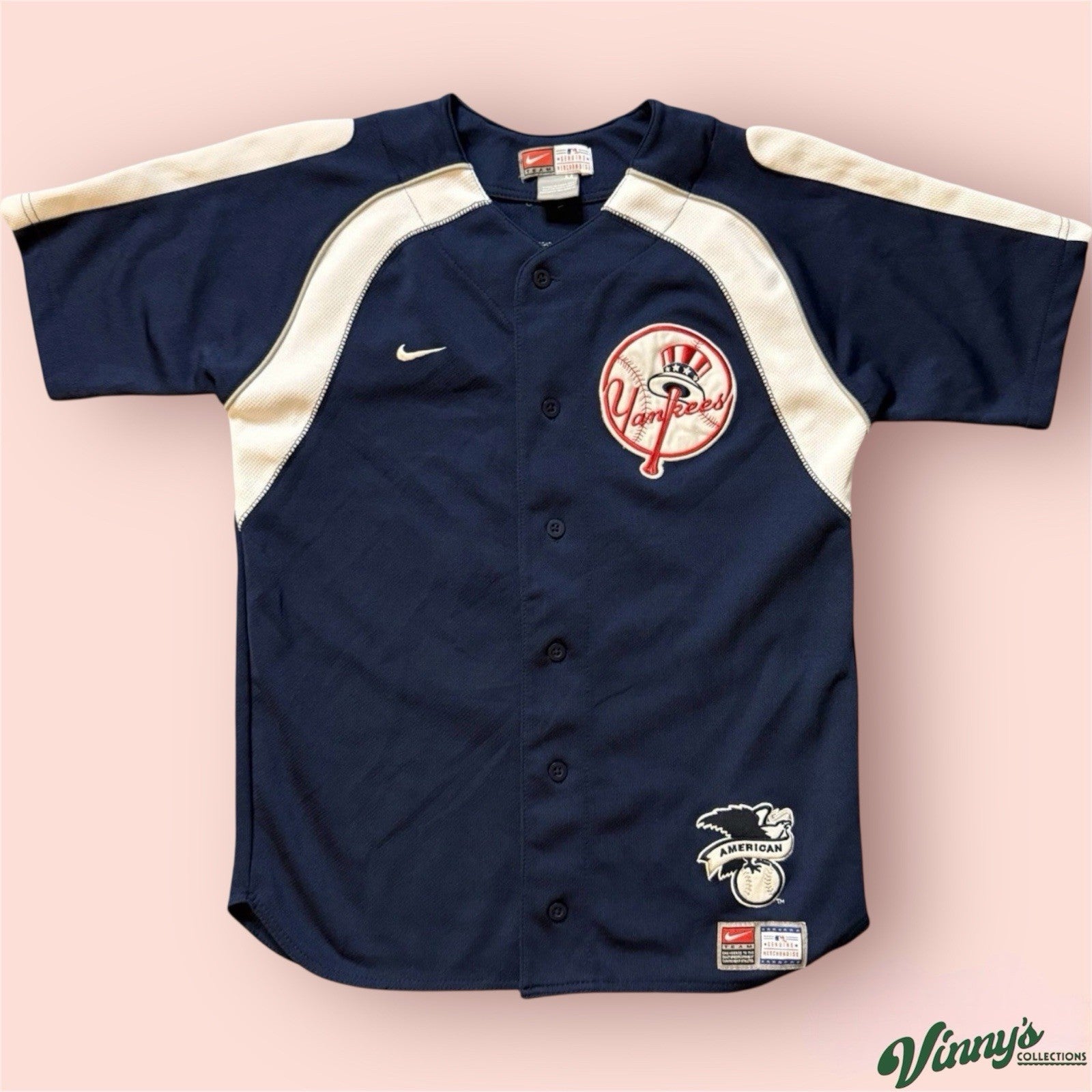 Nike MLB New York Yankees Derek Jeter Baseball Jersey Youth Medium