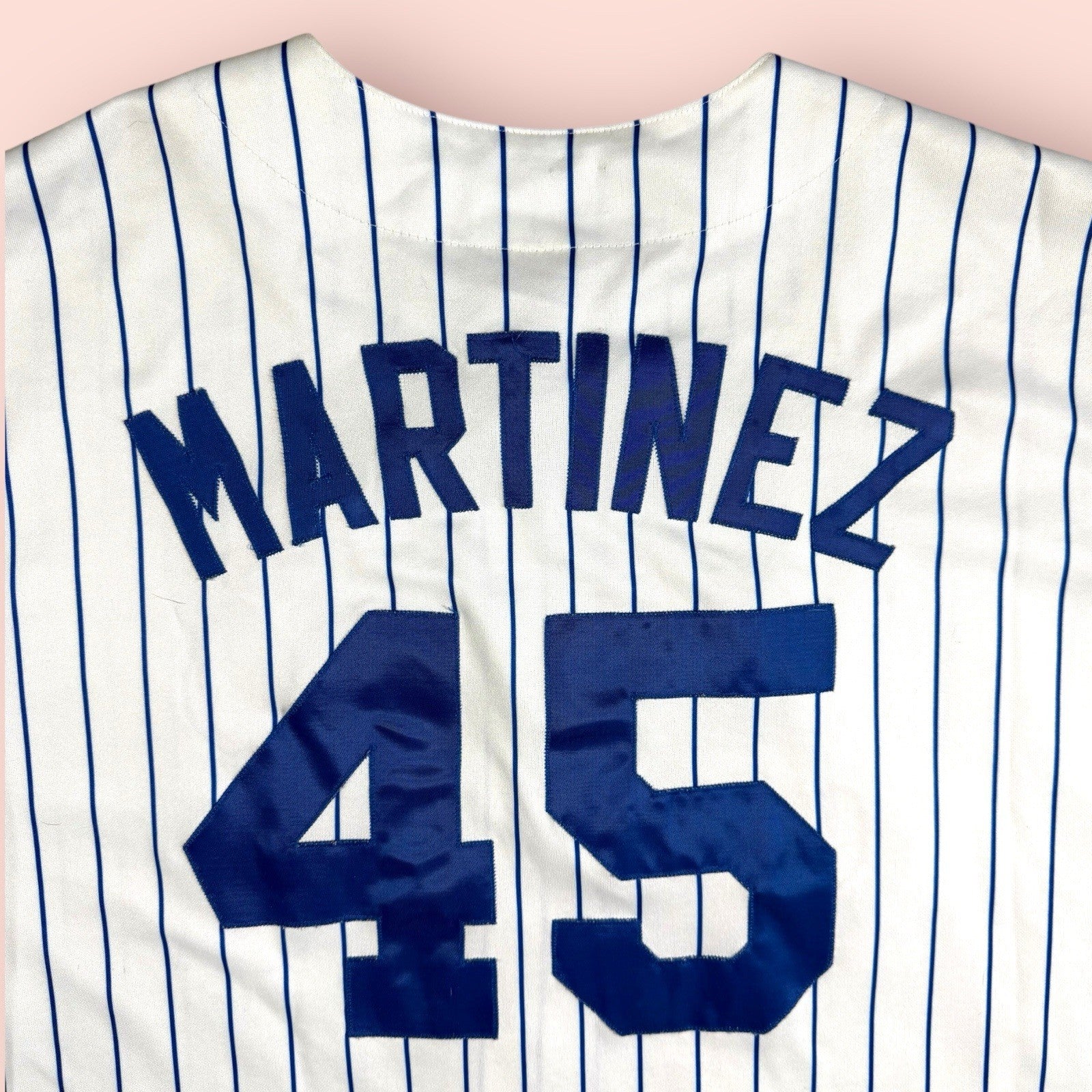 Majestic MLB New York Mets Pedro Martinez Baseball Jersey Mens XL