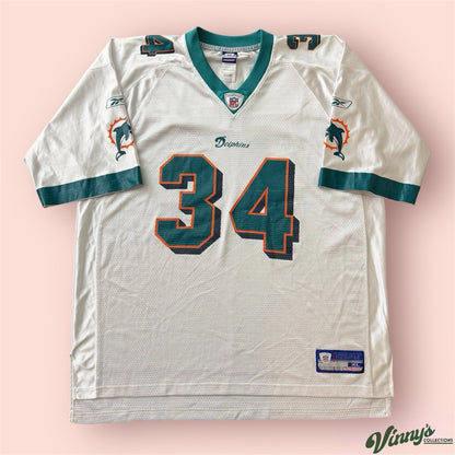 Reebok NFL Miami Dolphins Ricky Williams Football Jersey Mens XL