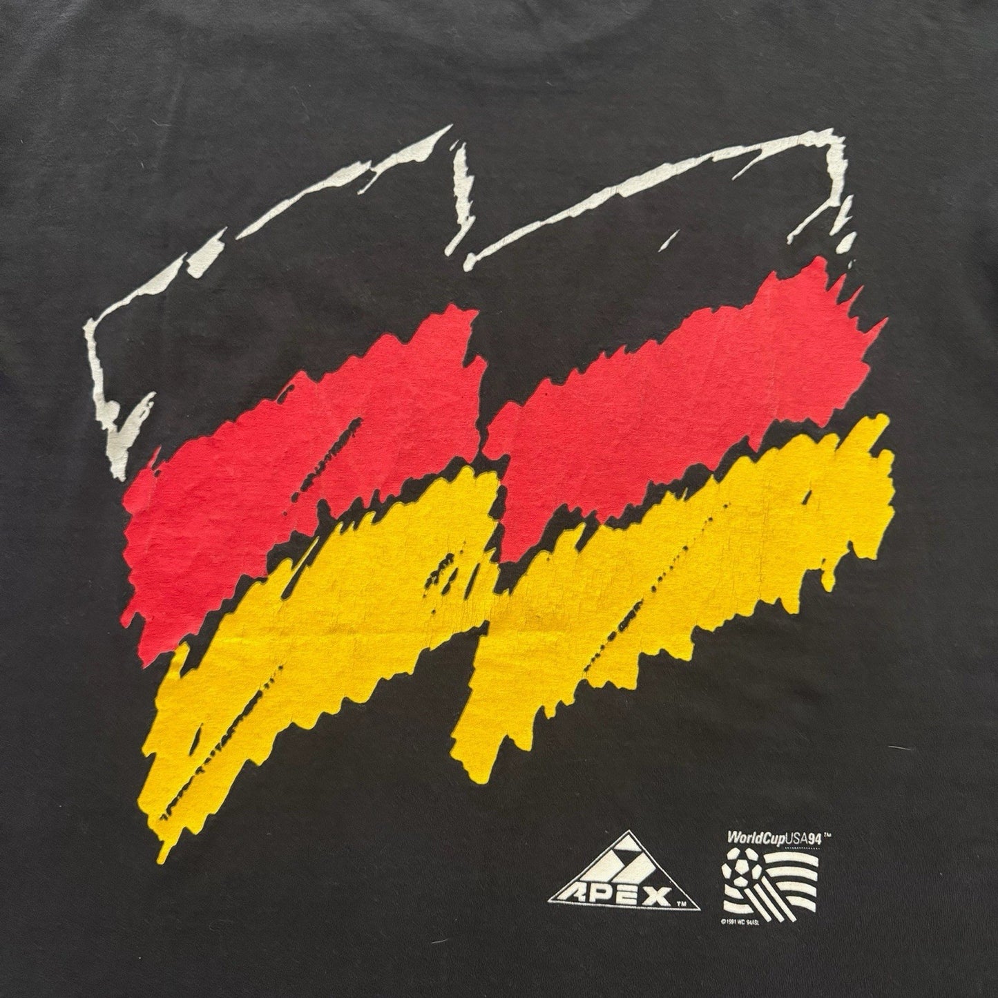 Vintage Apex One 1994 World Cup Germany Soccer Shirt Mens Large
